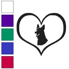 Love German Shepherd , Vinyl Decal Sticker, Multiple Colors & Sizes #1464 picture