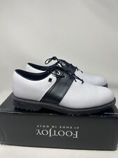 NEW FootJoy Dryjoys Premiere Series Packard Golf Shoes White/Black Mens Sizes picture