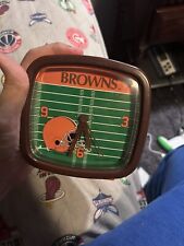 Vintage Spartus Cleveland Browns NFL Alarm Clock 1993  picture