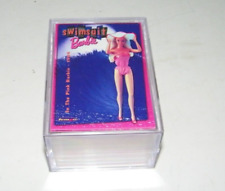 Tempo Celebrating 36 Years Barbie Trading Card 110 Base Set in Lucite Box 1996 picture