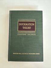 Vintage 1954 EE Textbook-Information Theory by Stanford Goldman 1st Edition HC picture