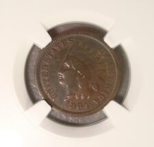 1864-L Key Date Indian Head Cent Penny NGC F Details Burnished picture