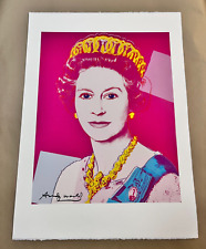 Andy Warhol Pink Elizabeth 1985 Pl. Sign Ltd Ed Print 19 X 26 in. one of 50 picture