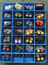 Thomas The Train & Friends Large Lot Of 34 Pieces With Case Engines Cargo Cars picture
