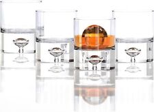 LEMONSODA Crystal Bubble-Base Whiskey Tumbler/Highball Glasses picture