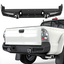 OEDRO Textured Rear Bumper for 2005-2015 Toyota Tacoma w/ License Plate Hole picture