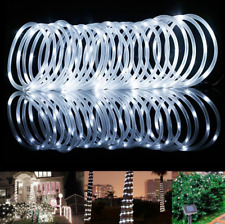 32FT 100 LED Solar Rope Tube Lights Waterproof String Light Outdoor Garden Lamp picture