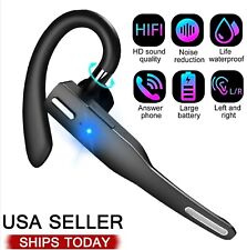 Bluetooth 5.0 Earpiece Wireless Headset Noise Cancelling Earbuds Driving Trucker picture
