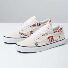 Vans Old Skool Skate Shoes Packing Tape Blanc De Blanc Red VN0A4U3BWN4 picture