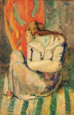 Seated Woman on a Striped Floor 1903 Picasso - 17