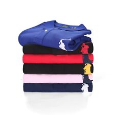 Ralph Lauren US SIZE/26 Colors Men Short Sleeve Polo Shirt Slim Fit Cotton Pony picture