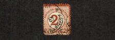 1874 German Empire 2 1/2 on 2 1/2g Org Brn EAGLE  Overprint Sc#27 Used SCARCE picture