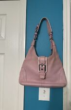 COACH Vintage Hampton Pink Pebbled Leather Hobo Bag picture