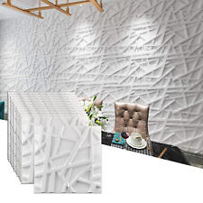 12PCS Tiles 3D Wall Panels PVC Tiles Textured Bricks Art Design DIY Wallpaper US picture