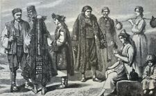 1867 Turkey Greece Slavons Serbia Bulgaria illustrated picture