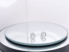 Tiffany & Co. Elsa Peretti Open Heart Stud Earrings Silver w/Box & Pouch picture