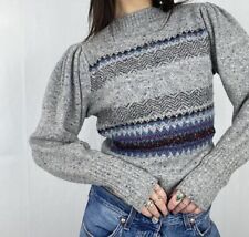 VINTAGE 1960s WOOL PRINTED SWEATER picture
