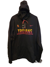 NWT Nike USC Trojans Therma Fit Hoody Hoodie Black Size XXL 2XL MSRP $80 picture