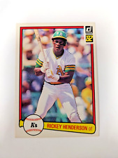 Rickey Henderson - 1982 Donruss - #113 picture