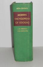 Meta Given's MODERN ENCYCLOPEDIA OF COOKING 1953 Cookbook 1, 702 Pages HB - VG+ picture