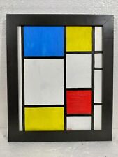 BEAUTIFUL OIL ON CANVAS PIET MONDRIAN DATED 1923 WITH FRAME VERY NICE picture