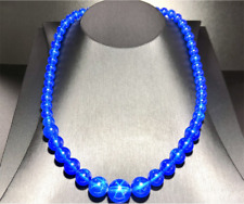 Top Quality AAAAA+ BLUE STAR SAPPHIRE NECKLACE AND STAR SAPPHIRE BEADED BRACELET picture