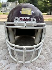 Riddell Speed Large Football Helmet (Maroon W/ White Face Mask) picture