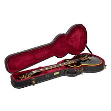 Crossrock Wooden Case-Fits Les Paul Electric Guitars Black picture