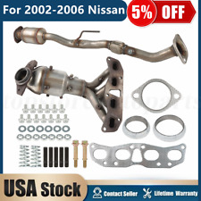 Catalytic Converter For 2002-2006 Nissan Altima Front and Rear 2.5L With Gasket picture