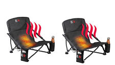The Hot Seat Original, Folding Bench Chair, Heats upto 115 Degrees - 2 Pack picture
