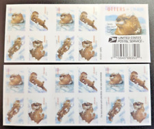 US Scott # 5648-5651 Booklet Pane Of 20 Stamps MNH, Otters In Snow picture
