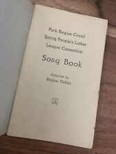 Vintage Park Region Circuit Young LUTHER LEAGUE Convention Song Book Hymns picture