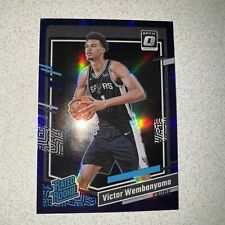 2023-24 Donruss Optic Victor Wembanyama RC #225 Purple Prizm Rated Rookie Spurs  picture