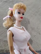 Vintage Ponytail #5 Barbie R Hard Body Doll with Nipples Belle Dress Japan Mules picture