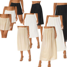 US Women Half Slip Petticoat Elastic Waisted Underskirt in 3 Lengths Under Dress picture