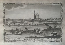 1782 View Of Ottoman Mosque On Pineios River, Larissa Greece Antique Engraving picture