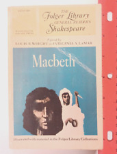 Shakespeare Macbeth vintage VTG Folger Library paperback 1959 picture