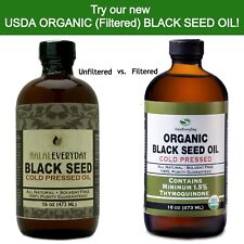 100% Organic Pure Black Seed Oil Cold Pressed Cumin Nigella Sativa Thymoquinone picture