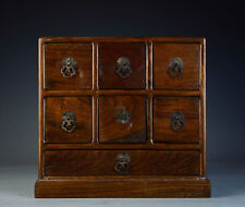 Treasured Old Pear Wood Seven Drawer Cabinet picture