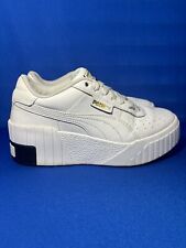 Puma Cali Wedge Platform Womens Size 7M White Sneakers Casual Shoe 373438-03 EUC picture