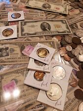 ESTATE SALE FIND, OLD US COINS, GOLD, .999 SILVER BARS, BULLION, RARE U.S. BILLS picture