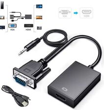 VGA To HDMI Converter 1080P HD Adapter With Audio Cable For HDTV PC Laptop TV picture