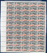 Scott 1107 - 1958 Geophysical Year Full Sheet of 50 US 3¢ Stamps MHN picture