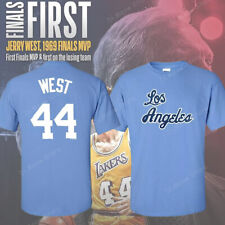 New Vintage Los Angeles Lakers Jerry West Name & Number T-Shirt picture