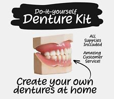 DIY Denture Kit - Homemade Dentures, Custom Dentures From Home, Full Kit picture