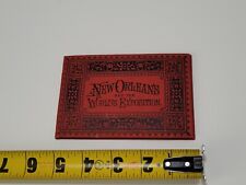 1885 Accordion Fold Out Book, New Orleans Worlds Exposition Wittemann Bros Rare picture