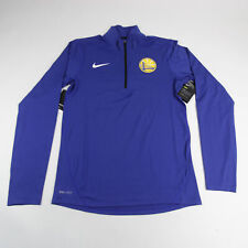 Golden State Warriors Nike NBA Authentics Dri-Fit Pullover Men's Blue New picture