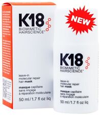 Authentic K18 Leave In Hairscience Molecular Repair Hair Mask 1.7 floz / 50ml picture
