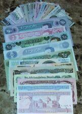 MIXED LOT 50 DIFFERENT WORLD PAPER MONEY BANKNOTES CURRENCY FOREIGN CIR & UNC picture