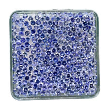 100 Pcs Natural Tanzanite 2mm Round Cut Violet Blue Dazzling Loose Gemstones Lot picture